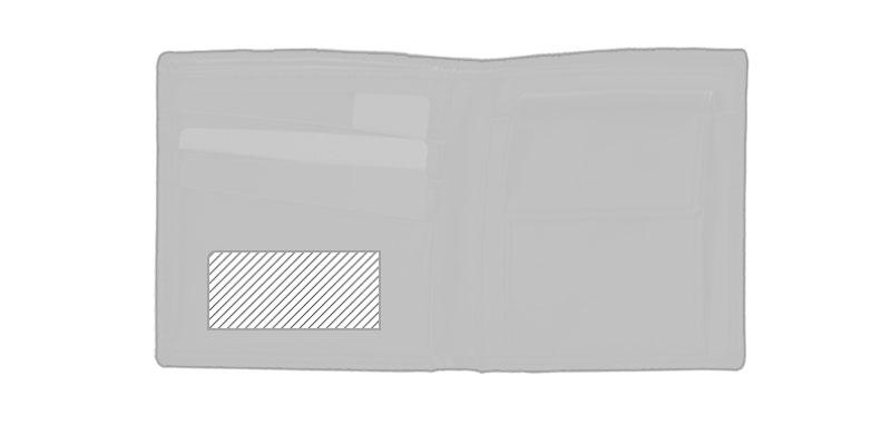 OBG.PUB - Porte-cartes en cuir avec blocage RFID Afflick - Impression à l'intérieur Porte-cartes en cuir avec blocage RFID Afflick - Impression à l'intérieur