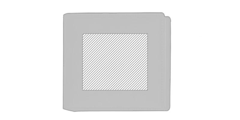 OBG.PUB - Porte-cartes en cuir avec blocage RFID Afflick - Marquage Recto Porte-cartes en cuir avec blocage RFID Afflick - Marquage Recto