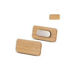 OBG PUB - Badge magnétique en bambou écologique Nidino