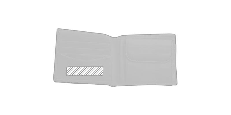 OBG.PUB - Porte-cartes en cuir avec blocage RFID Barries - Impression à l'intérieur Porte-cartes en cuir avec blocage RFID Barries - Impression à l'intérieur