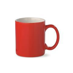 OBG PUB - Mug rouge brillant 300 ml en grès élégant Junova
