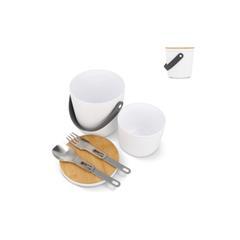 Boite à lunch en plastique PP et bambou Dalartino