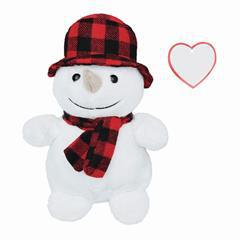 OBG PUB - Bonhomme de neige en peluche en polyester Ameliona