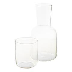 OBG PUB - Set de verre et de carafe à eau en verre Moussolie
