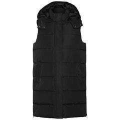 OBG PUB - Gilet rembourré à capuche amovible pour femme Zeni