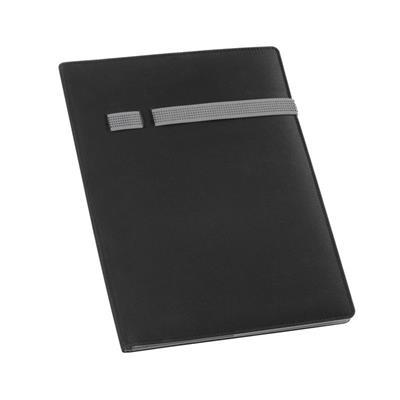 Conférencier format A4 en microfibre Torgio Gris