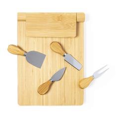 OBG PUB - Set Fromages avec support magnétique en bois Rezz