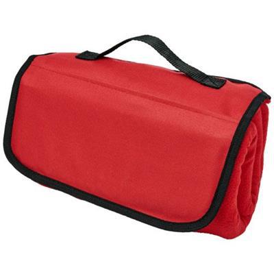 OBG.PUB - Couverture avec poignée en polyester Meadwor Rouge Couverture avec poignée en polyester Meadwor Rouge