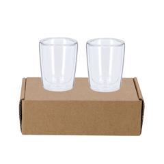 OBG PUB - Set de verres élégant à double paroi 65ml Fredon