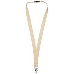 Tour de cou avec mousqueton en coton 100% Dylaniar