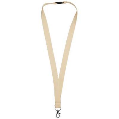 Tour de cou avec mousqueton en coton 100% Dylaniar