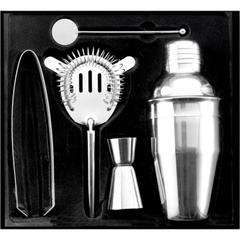 OBG PUB - Set shaker de 5 pièces en acier inox durable Mojye