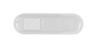 Clé USB transparente Denver - Marquage Verso