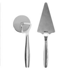 OBG PUB - Set à pizza pratique en acier inoxydable Lahme