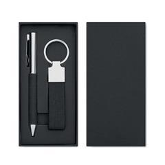 OBG PUB - Coffret cadeau stylo et porte-clé en polyester Guz