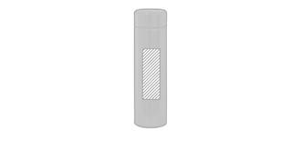 Thermos double paroi en acier Inoxydable Pulse - Marquage Recto
