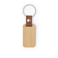 OBG PUB - Porte-clés forme rectangle en bois résistant Desty