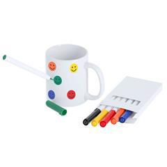 OBG PUB - Set de marqueurs conçus pour objet céramique Rando