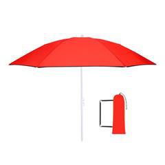 OBG PUB - Parasol de plage pliable à 8 panneaux en nylon Pie