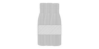 Gourde thermique en Acier inoxydable Klingels - Marquage autour