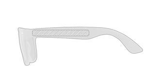 Lunettes de soleil plastique en couleur Rayman - Marquage Verso