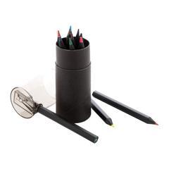 OBG PUB - Set de 12 crayons de couleur en bois Najiora