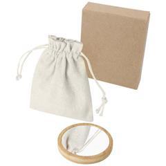 OBG PUB - Miroir en bambou naturel et élégant Soriden