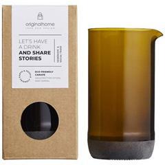 OBG PUB - Carafe à eau 430 ml en verre recyclé Vonika