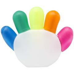 OBG PUB - Surligneur 5 couleurs en plastique PP durable Telo