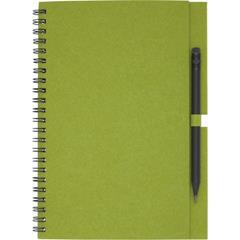 Carnet spirales papier recyclé avec crayon Nkaram