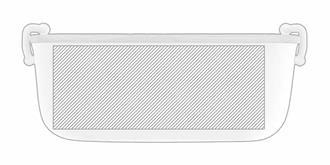 Boîte à lunch en PP avec couvercle en bambou Mossa - Marquage Verso