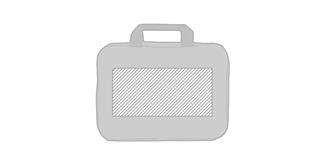 Porte-documents classique en polyester 600D Donhar - Marquage Verso