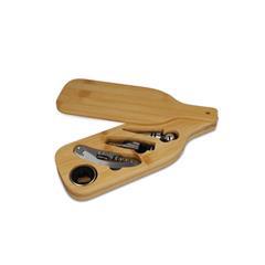 OBG PUB - Coffret à vin en bambou en forme de bouteille Gaze