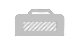 Set barbecue 5 pièces bois/acier inoxydable Gartar - Marquage Recto