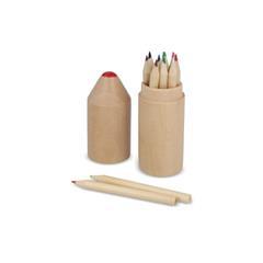 OBG PUB - Coffret de crayons de couleur en bois durable Lore