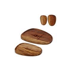OBG PUB - Set plateaux en bois au design original Helizon