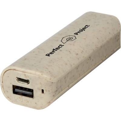 OBG.PUB - Batterie de secours de 1 200 mAh en ABS Yok Beige Batterie de secours de 1 200 mAh en ABS Yok Beige