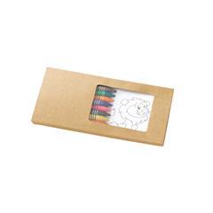 OBG PUB - Set coloriage avec étui en carton récyclable Jugor