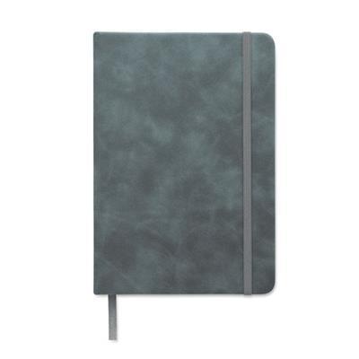 Carnet A5 avec couverture en PU effet patine Mylor Bleu pétrole