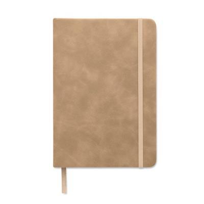 Carnet A5 avec couverture en PU effet patine Mylor Kaki