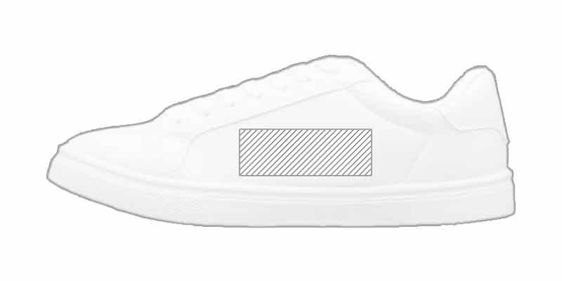 OBG PUB - Baskets en simili cuir robuste de Taille 45 Brenia - Impression Droite Baskets en simili cuir robuste de Taille 45 Brenia - Impression Droite