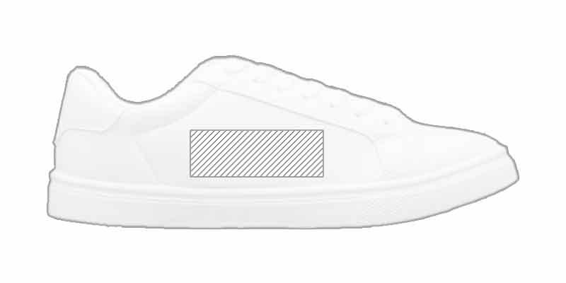 OBG PUB - Baskets pratique et léger en PU de Taille 37 Jenno - Impression Gauche Baskets pratique et léger en PU de Taille 37 Jenno - Impression Gauche