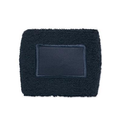 Bracelet en polycoton avec patch en coton Aloe Bleu marine