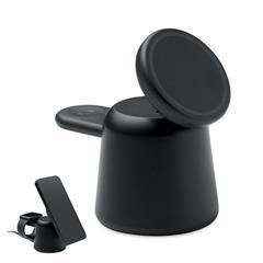 OBG PUB - Chargeur sans fil 3 en 1 en ABS robuste de 15W Nyl