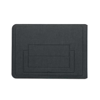 Pochette pour ordinateur portable en RPET Newman Noir