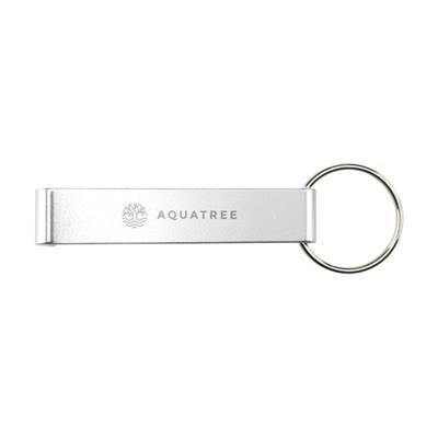 OBG PUB - Porte-clés avec décapsuleur léger en alu Grenoble Argent Porte-clés avec décapsuleur léger en alu Grenoble Argent