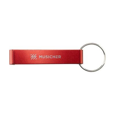OBG PUB - Porte-clés avec décapsuleur léger en alu Grenoble Rouge Porte-clés avec décapsuleur léger en alu Grenoble Rouge