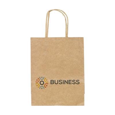 OBG PUB - Sac cadeau robuste en papier format A5 Kioko Marron Sac cadeau robuste en papier format A5 Kioko Marron