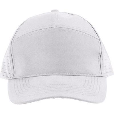 OBG PUB - Casquette 7 panneaux en polyester robuste Tassiane Blanc Casquette 7 panneaux en polyester robuste Tassiane Blanc