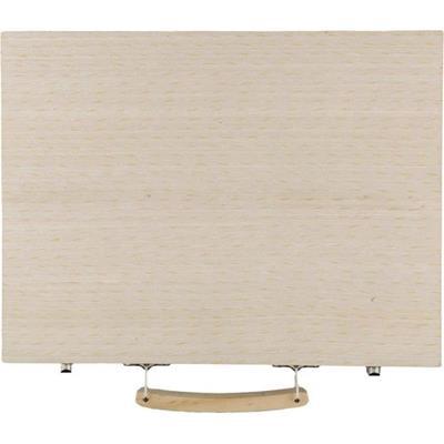 Coffret à dessin en bois avec 66 pièces Zaouly Brun